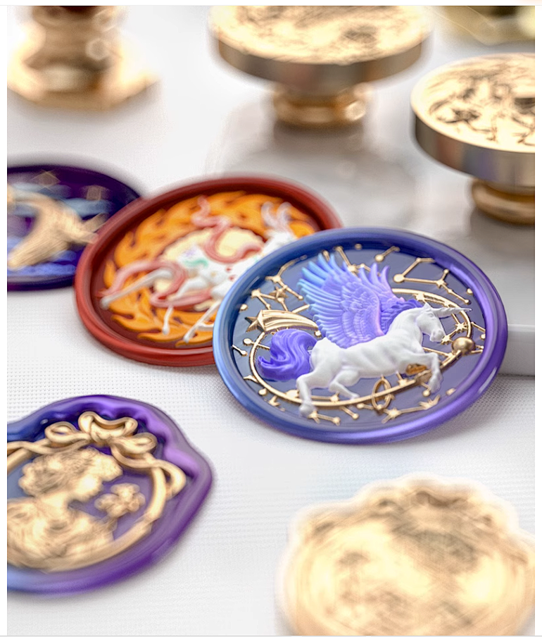 Purple unicorn medal