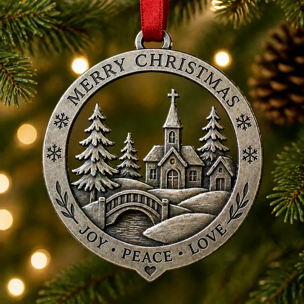 Metal Christmas Ornaments & Decorative Hangers