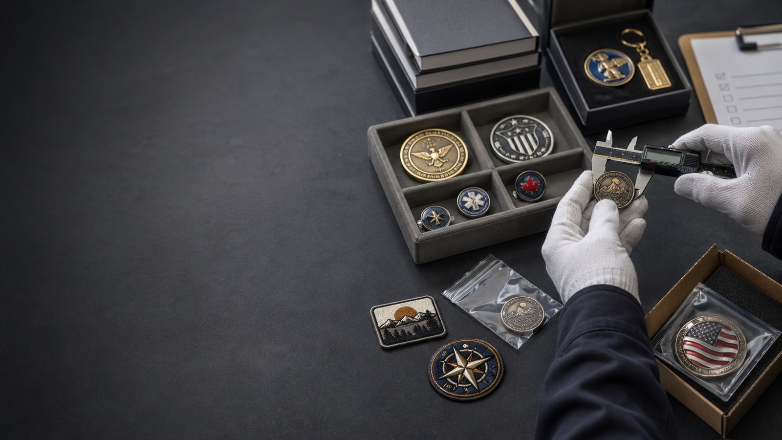 Quality inspection and packaging for custom metal crafts